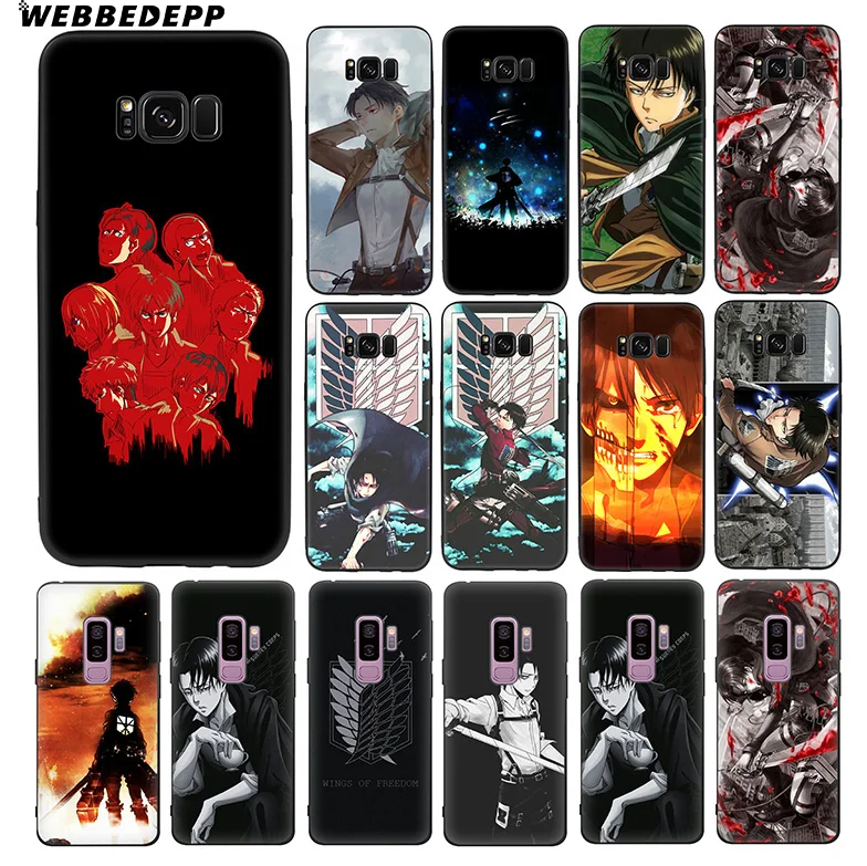 WEBBEDEPP Attack on Titan Soft TPU Silicone Case for Samsung Galaxy S10 S10e S9 S8 Plus S7 S6 Edge &amp J6 |