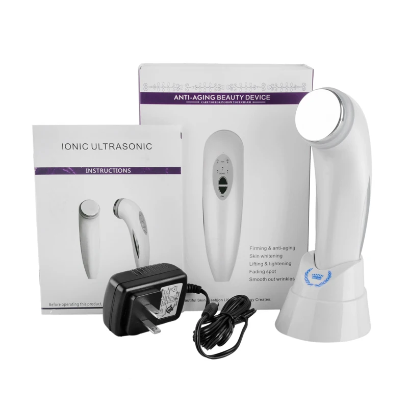 

Ultrasonic 3 colors LED Lights Skin Beauty Cleaner Machine Face Skin Tightening Spot Acne Remover Therapy cosmetic instrument
