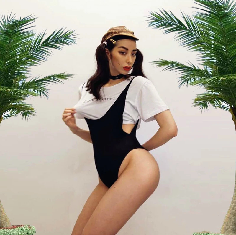 Women Vest Body With Scoop Back Sexy Deep Scoop neckline and back Bodysuits