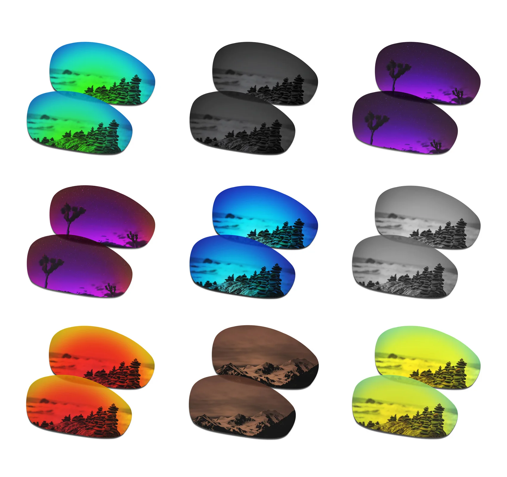 

SmartVLT Polarized Replacement Lenses for Oakley Juliet Sunglasses - Multiple Options
