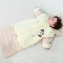 Thicken Cotton Baby Sleeping Bag Anti Kick Quilt Spring Autumn Winter Warm Envelopes For Newborns Soft Sleepsack C01