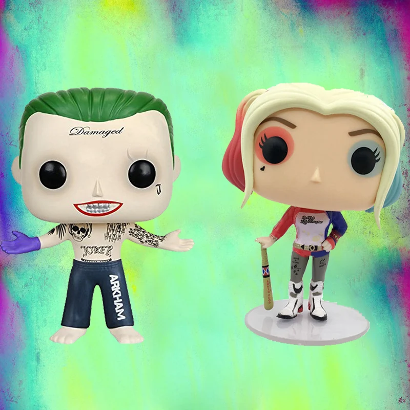 

Suicide Squad Clown male Joker Harley Quinn Vinyl Action Figure with Box