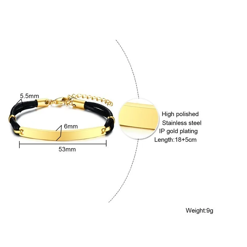 Double-Rope-Chains-ID-Bangle-For-Women-Men-Gold-Stainless-Steel-Custom-Text-Adjustable-Length-Lover