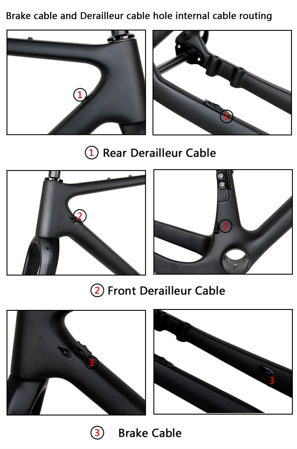 Discount Spcycle Carbon Gravel Frame Aero T1000 Carbon Cyclocross Bike Frame Disc Brake Road Bicycle Frame Max Tire 700*40C or 27.5*2.1 12