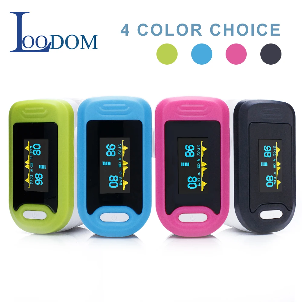 

Loodom Oxygen Monitor OLED Pulse Oximeters Finger Pulse Oximeter Fingertip Oximetro de pulso de dedo