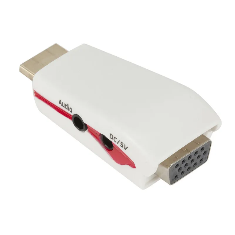  HDMI A Vga Cavo del Convertitore Con Audio di Sostegno del Cavo HD 1080 P Per Il Computer Portatile