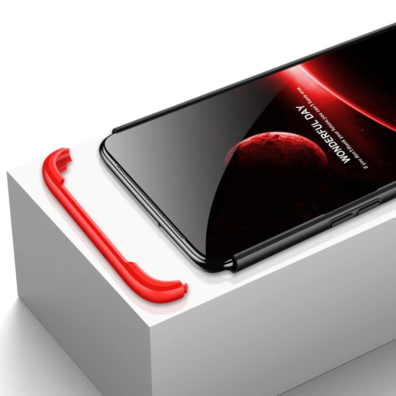 Чехол 9 цветов для Oneplus 7 Pro Роскошный чехол с полным защитным кольцом ударопрочный