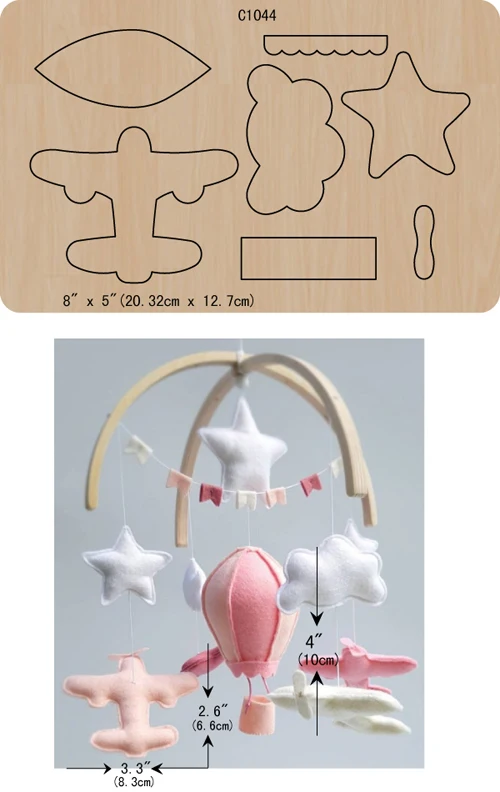 

New Pendant, decoration, DIY Wooden die Scrapbooking C-1044 Cutting Dies Multiple sizes