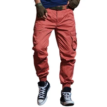 Прямая поставка, осень, тактические мужские брюки-карго, повседневные военные брюки с несколькими карманами, длинные брюки, 29-38, AXP127