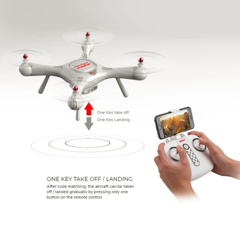 

Syma X25PRO 2.4G GPS Positioning FPV RC Drone Quadcopter with 720P HD Wifi Adjustable Camera Altitude Hold Follow Me Gift