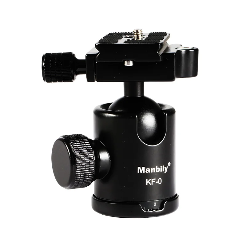 

KF-0 CNC Metal Mini Tripod Ball Head Ballhead w 1/4"3/8" thread,Tripod head for iPhone Smartphone/lightweight Cameras Panoramic