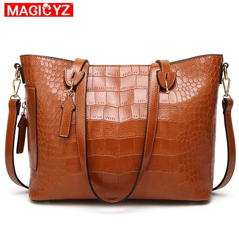 <b>Women bag</b> Oil wax <b>Women's</b> Leather Handbags <b>Luxury</b> Lady Hand ...