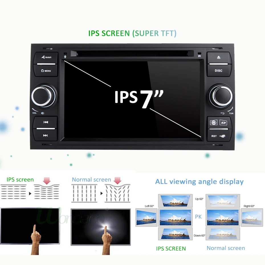 Discount Android 9.0 DSP IPS 2 DIN DVD PLAYER For Ford Mondeo S-max Focus C-MAX Galaxy Fiesta transit Fusion Connect Multimedia Stereo pc 8