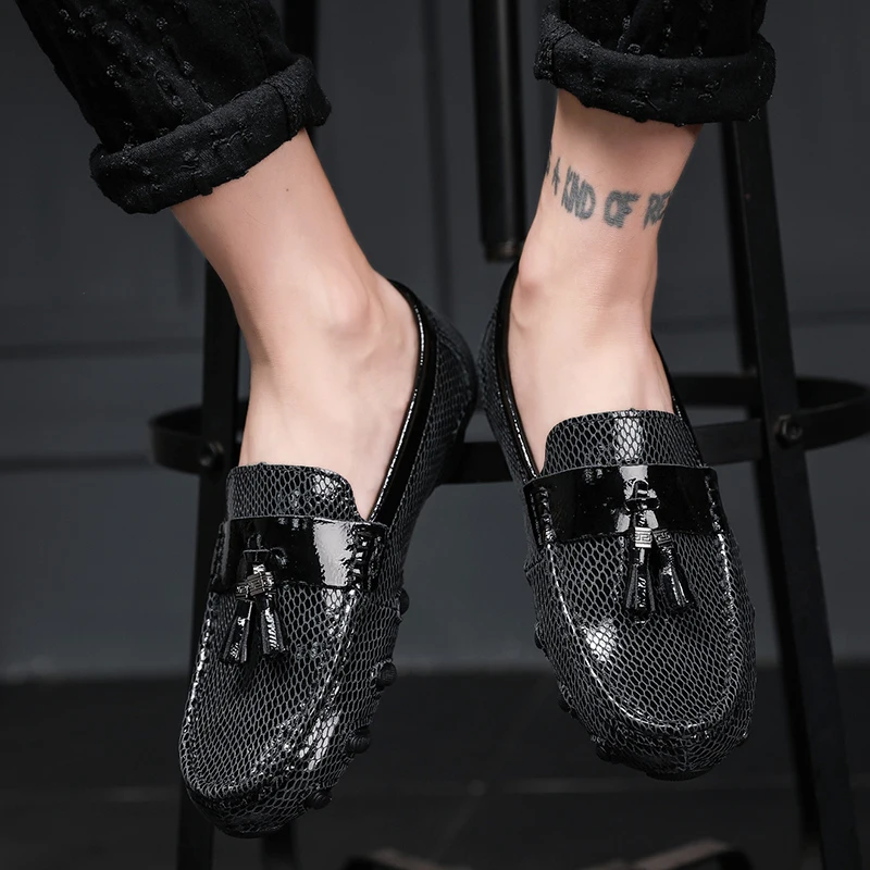 Большой размер 38-47, высокое качество Мужская обувь из натуральной кожи Мягкие Мокасины Лоферы для женщин модный бренд Для мужчин Туфли без