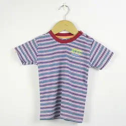2019 модные детские футболки в полоску с короткими рукавами для мальчиков детские летние футболки пуловер с короткими рукавами