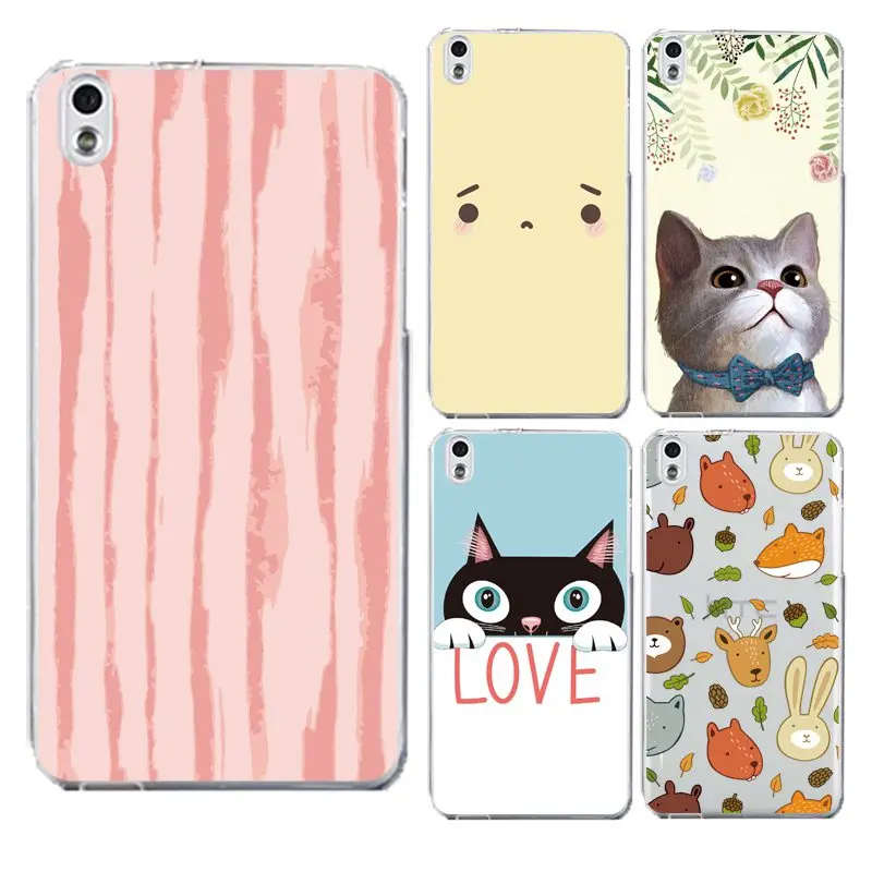 Rabbit Soft Clear TPU Phone Case For HTC D820 M8 M9 A9 Fox Pink Printed Shell Cat Coque Fundas Protector Cover Free Shipping | Мобильные