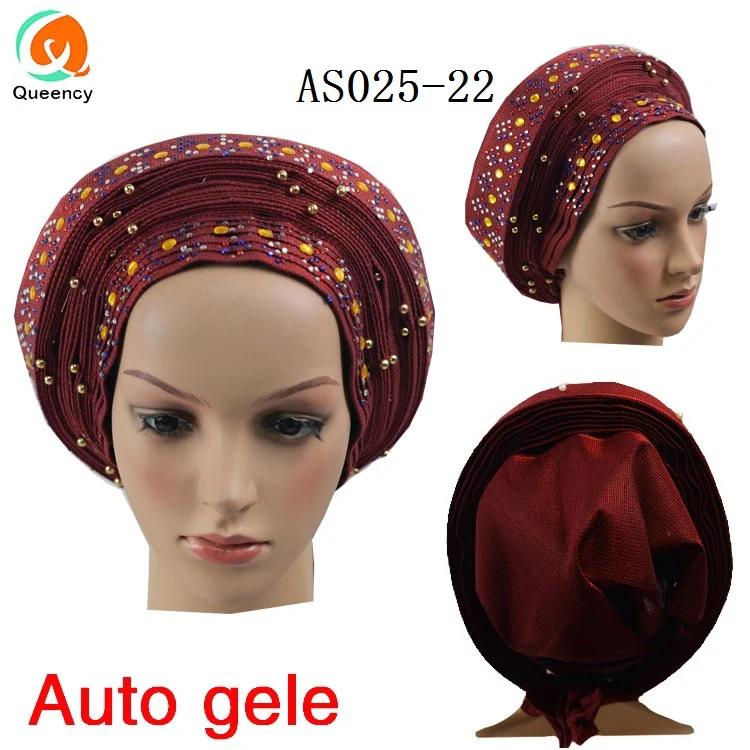 Африканский уже сделанный Aso oke головной убор авто желе для свадьбы и вечеринки