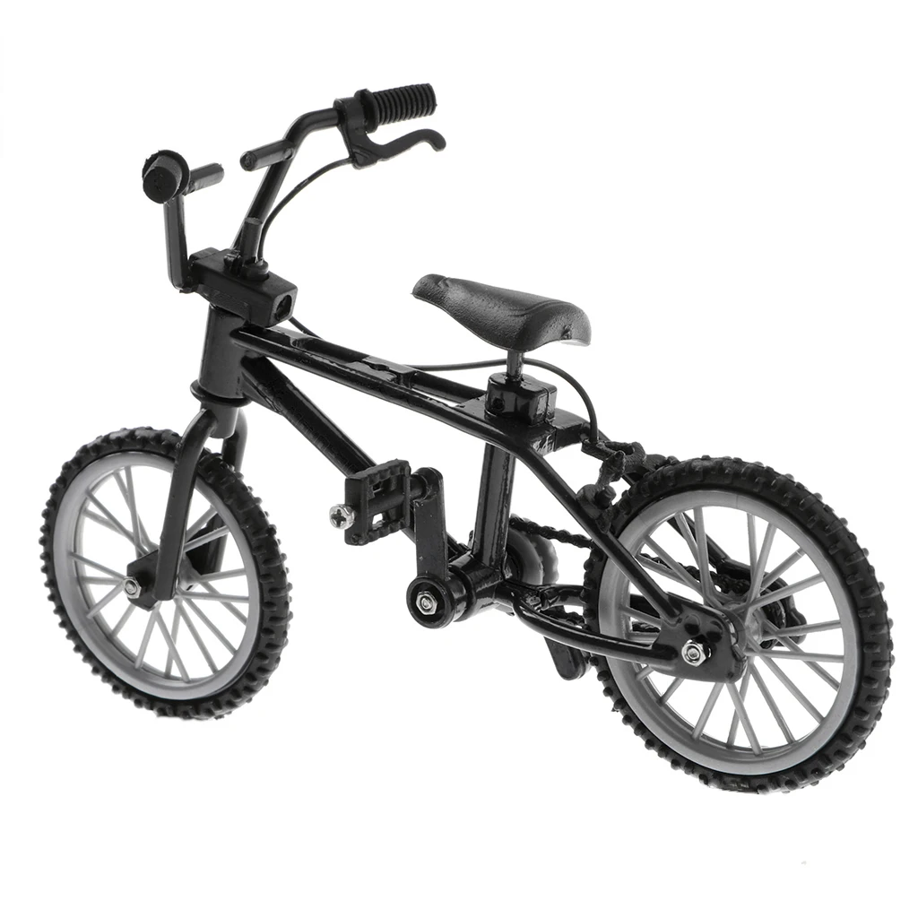 Finger Bike, Miniature Mountain Bicycle Toys For Children Boys Extreme Sports Gift - Black