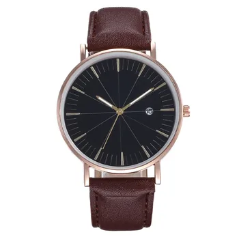 

2019 Creative Luxury Embossed Meridian Student Leather Belt Watch Lady Quartz Calendar Wrist Watch Ladies Clock PU relogio