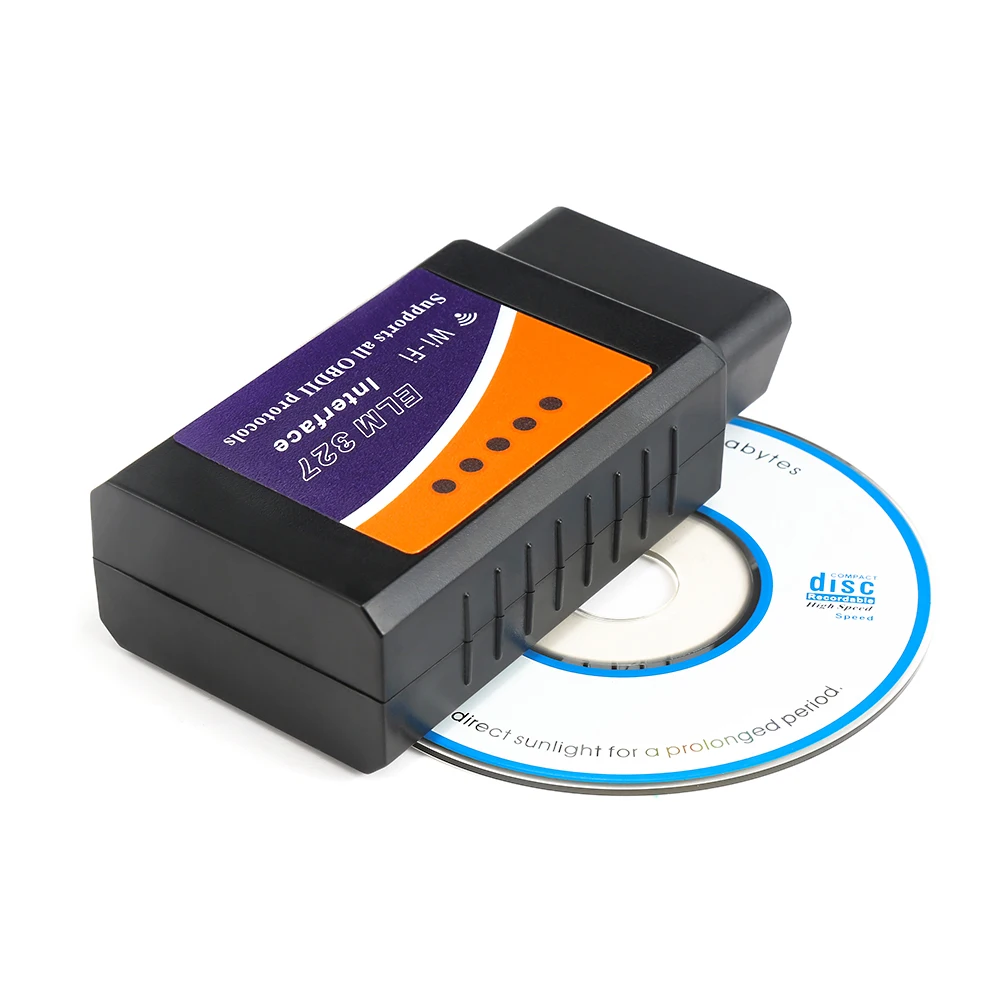 Сканер для диагностики транспорта Wi-Fi OBD2 OBDII считыватель кодов V03HW инспекционный инструмент V1.5 PIC18F25K80 Чип wifi для Android/IOS