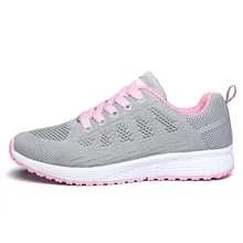 Обувь для бега; спортивная обувь для езды; женская обувь на плоской подошве для студентов; обувь с воздушной подушкой для женщин; сетчатые кроссовки для фитнеса