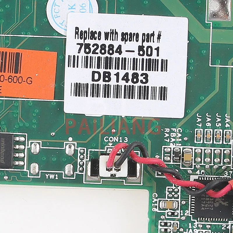 PAILIANG материнская плата для ноутбука HP 14 D 240 G2 246 PC 752884 001 501 tesed DDR3|Материнские платы|