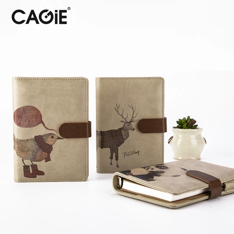 CAGIE Cute Notebook Diary Spiral Binder a6 Daily Planner Travelers Notebook Refill Leather Journal Kawaii Notebook For School CAGIE Cute Notebook Diary Spiral Binder a6 Daily Planner Travelers Notebook Refill Leather Journal Kawaii Notebook For School