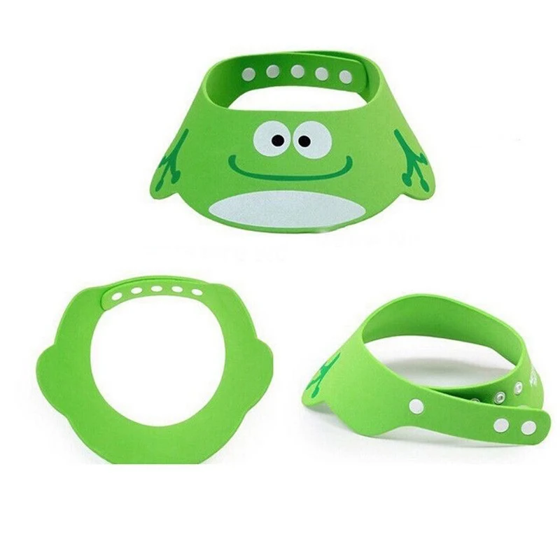 Baby Shampoo Cap Kids Cartoon Shampoo Bath Bathing Shower Cap Wash Hair Shield Soft Security Shower Bath Supplies