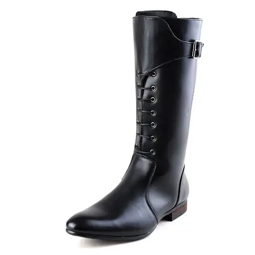 pointed toe combat boots