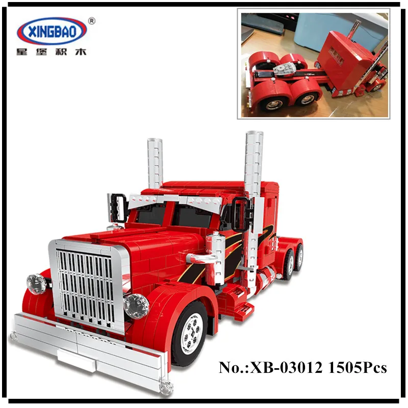 

IN STOCK XingBao 03012 1505Pcs Technic MOC Series The Red Monster Set Children Educational Building Blocks Bricks Toys Model