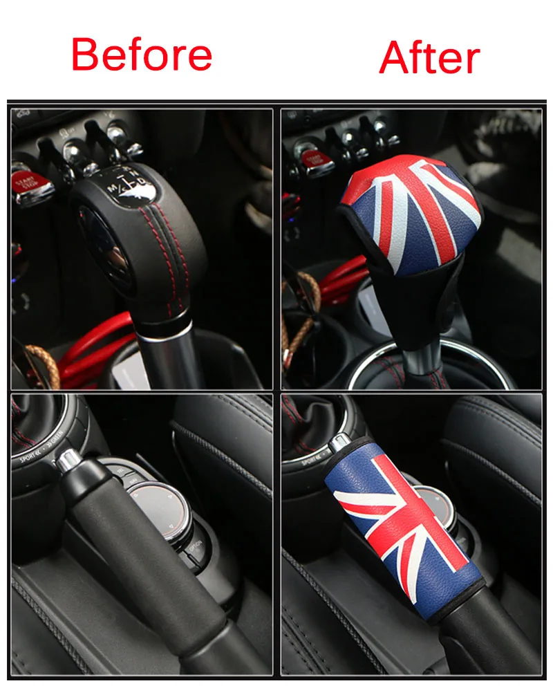 Кожаные воротники переключения передач для Mini Cooper JCW Countryman honda civic Ford focus3