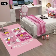 AAG розовый ковер для гостиной с рисунком короны прямоугольник простой журнальный столик для спальни прикроватная кровать ковер для детской комнаты принцесса коврик