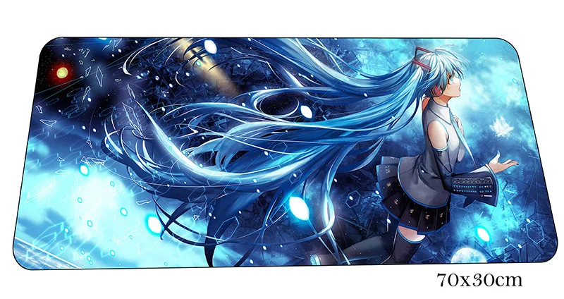 Size 700x300X2MM Hatsune Miku pad компьютерная игровая мышь pad 700x300 мм padmouse популярный Коврик Для Мыши Эргономичный гаджет дешевый офисные настольные коврики - Цвет: Size 700x300X2MM