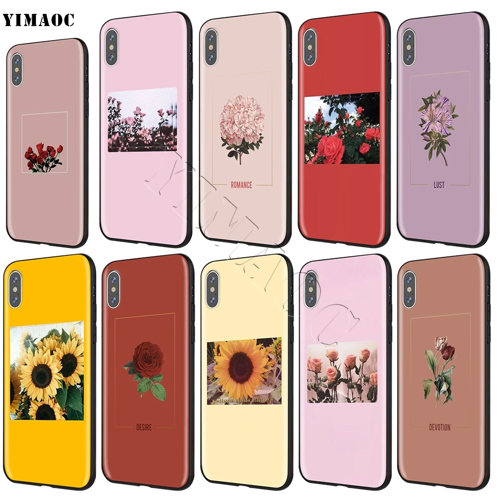 Мягкий чехол YIMAOC для Apple iPhone SE 2020 5 5s 6 6s 7 8 Plus XR X Xs 11 12 Pro Max mini|Бамперы| |