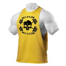 Стильный жилет с принтом для мужчин одежда для фитнеса майка без рукавов Лыжная шапочка из хлопка Бодибилдинг дешевая одежда мужская рубашка уличная