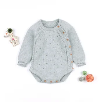

Autumn Baby Girl's knit Rompers Long Sleeve Wool Knitted Rompers Baby Princess Infant Jumpsuit Toddler Kid's Winter Clothing