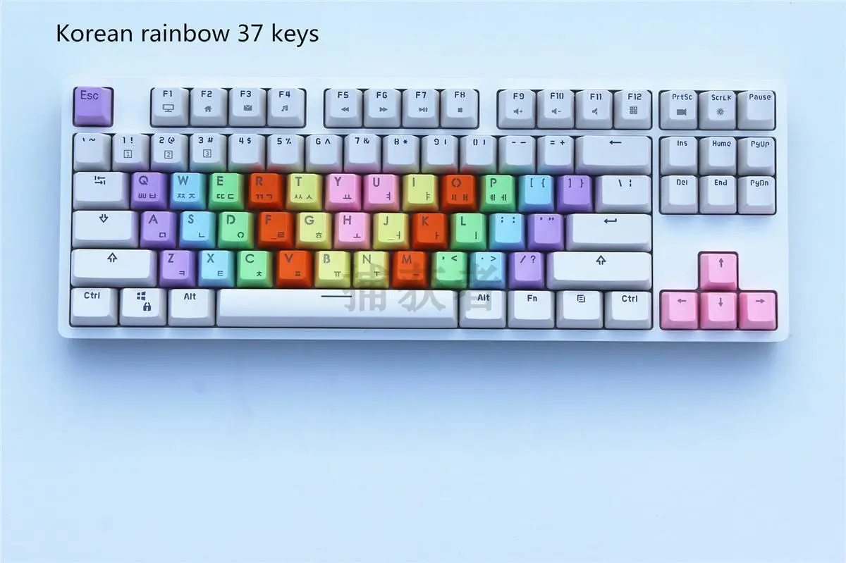 37 ключей PBT корейский OEM высота ключа крышка s полупрозрачная механическая клавиатура Ключ Крышка для Corsair FILCO IKBC Cherry MX Переключатель