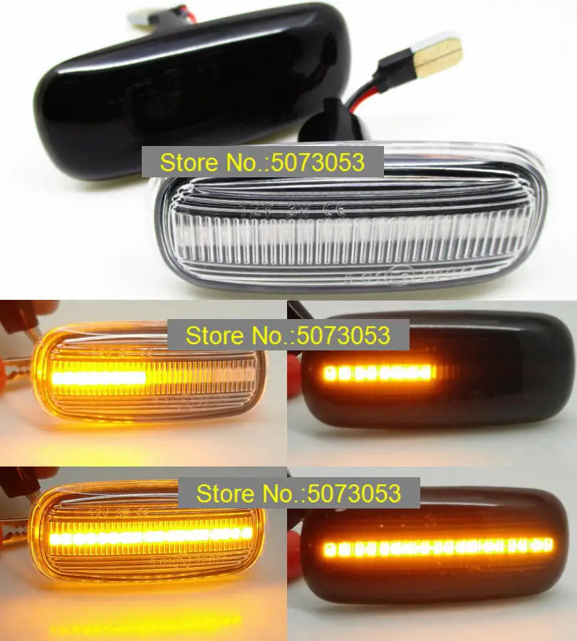 

1Pair Led Dynamic Side Marker Turn Signal Light Sequential Blinker Light For Audi A3 S3 A8 TT