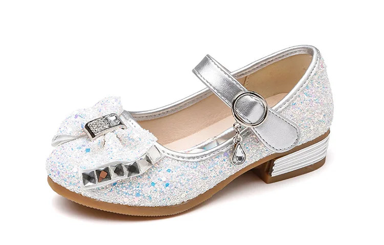 Новая стильная детская обувь для принцессы детская кожаная обувь бабочка для девочек обувь на плоской подошве Свадебная вечерняя танцевальная кожаная обувь для девочек