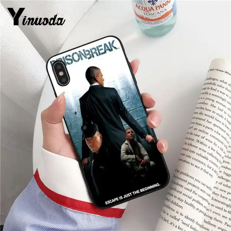 Yinuoda プリズンブレイク黒 Tpu ソフト電話カバー Iphone 8 7 6 6s プラス X Xs 最大 5 5s Se Xr カバー Coque シェル Fundas キャパ Aliexpress