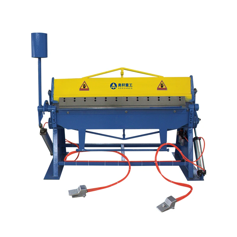 

China cheap price pneumatic edge bending machine QS-0.8*2500 air duct folding machine