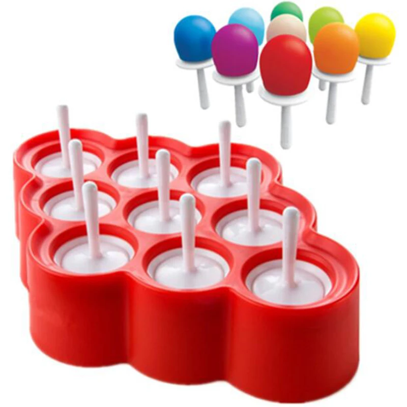 New Silicone Mini Ice Pops Mold Baby DIY Creative Popsicle Mold Food