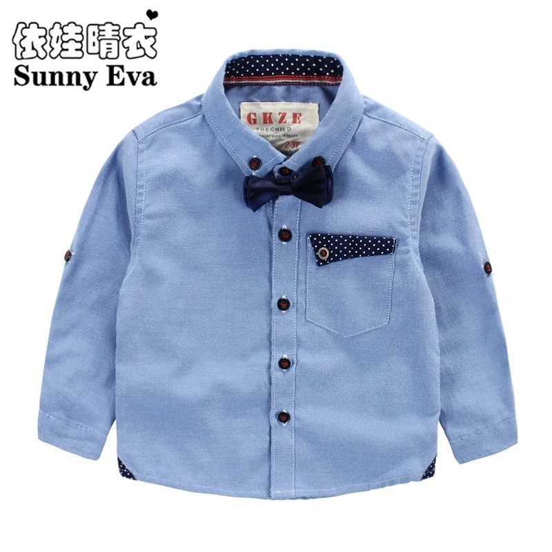 sunny eva boys shirts oxford child boy clothing brand costume boy clothing Shirt kids boys