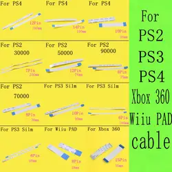 1 шт. шлейф для PS2 для PS4/PS3 тонкий Wiiu pad 30000 50000 77000 79000 90000 7000x75000 77000 Мощность сброс коммутатора Ribbo