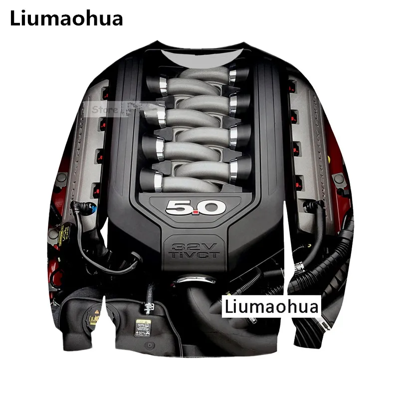 Лю Maohua Новый по форме спортивного автомобиля Ford Mustang 5.0L V8 мощностью в сердца 3D