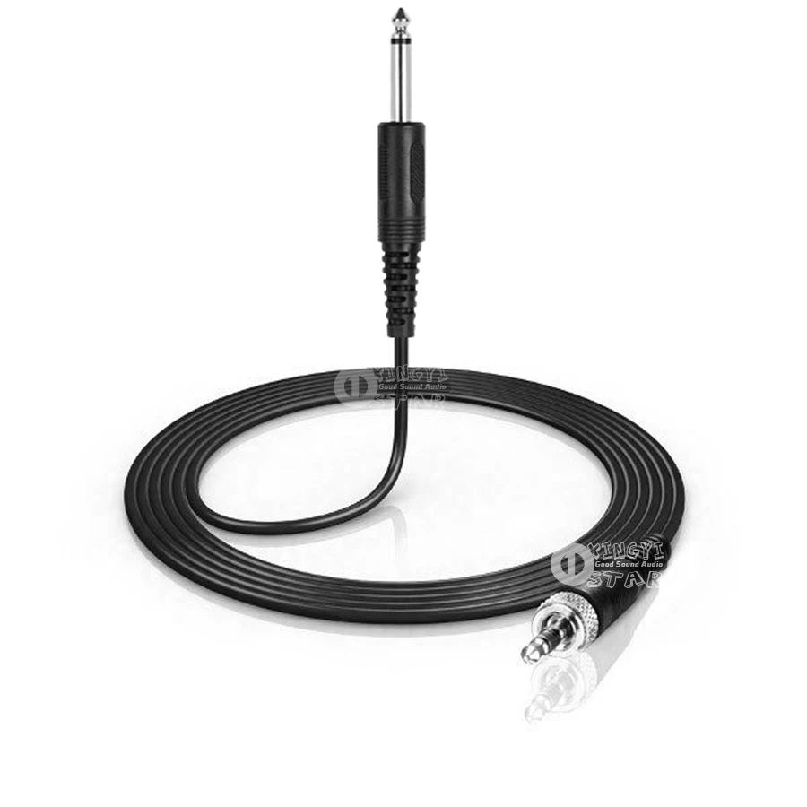 6.5mm to 3.5mm Jack Screw Lock Guitar Audio Cable