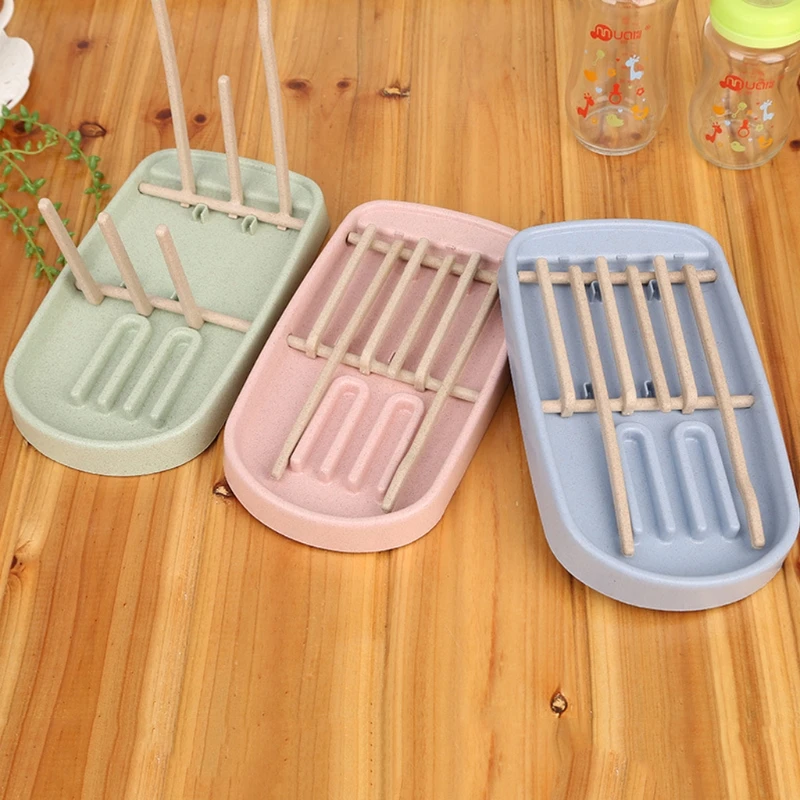

Foldable Baby Infant Feeding Bottle Cup Rack Drying Storage Drainer Stand Holder