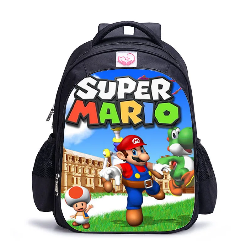 16 дюймов Mario Sonic Boom Hedgehogs детские школьные сумки ортопедический рюкзак детский школьный рюкзак для мальчиков Mochila Infantil сумки с рисунком - Цвет: Mario 21