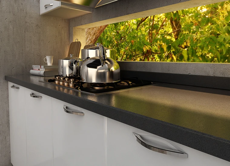 7 Days Delivery Guangzhou Professional Luxury Kitchen Furniture Set