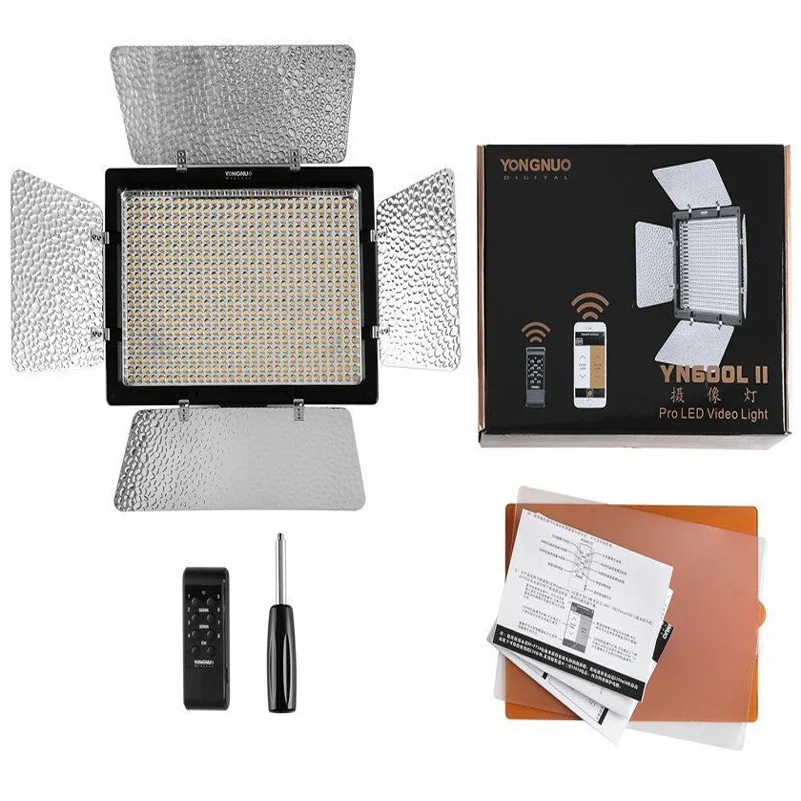Yongnuo Pro YN-600L II 600 LED Video Studio Photography Light Annular Lamp for Canon Nikon Sony Olympus Camcorder DSLR Camera Yongnuo Pro YN-600L II 600 LED Video Studio Photography Light Annular Lamp for Canon Nikon Sony Olympus Camcorder DSLR Camera